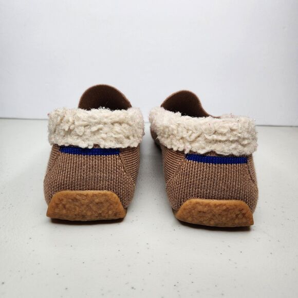 ROTHY'S Women's The Slipper Knit Wool Fleece Lining, Nutmeg Beige Tan Size 8 - Picture 5 of 14